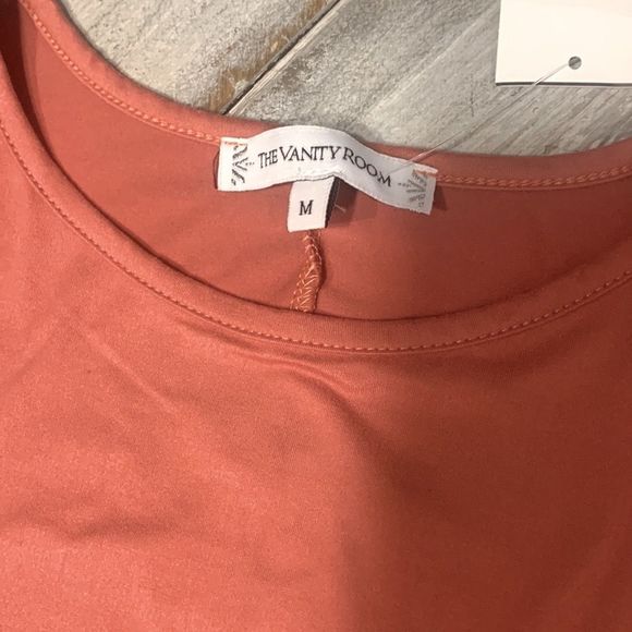 NWT VANITY ROOM Short Sleeve Ruched Jersey Dress - Picture 6 of 7